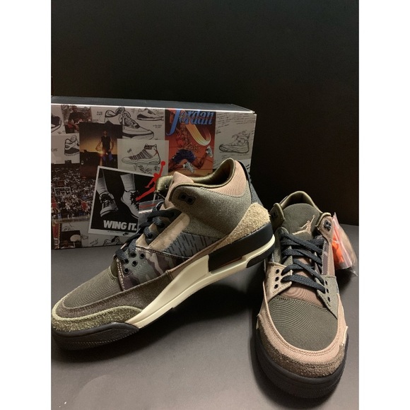 Jordan 3 Retro, Patchwork Camo - Picture 1 of 5